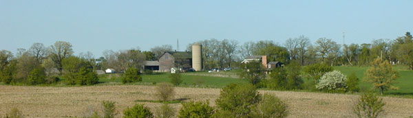 Garfield farm in spring